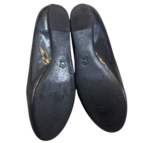 Tory Burch Dakota Patent Calf Ballet Loafers - Picture 6 of 7